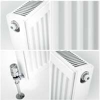 Radiateur Horizontal À Panneaux – Blanc – Type 11 – 40 x 120cm – Eco