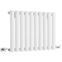 Hudson Reed Vitality – Radiateur Design Horizontal Compact – Blanc – 40 x 59.5cm