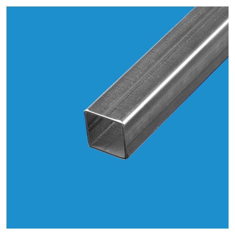 Tube acier carre 60 x 60 mm Epaisseur en mm - 3 mm, Longueur en metre - 0.5 metre, Sections en mm - 60 x 60 mm