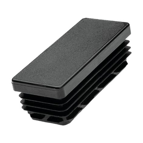 Bouchon plastique pour tube rectangulaire 40 x 20 mm – Plastique haute résistance – Finition nette et protection contre l’usure – Intérieur/extérieur – Fortaps