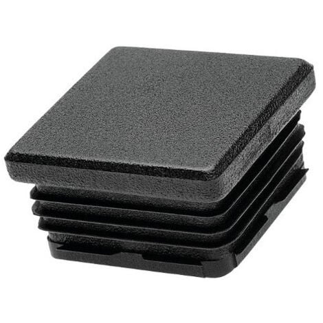 Bouchon plastique pour tube carre Sections en mm - 40 x 40 mm
