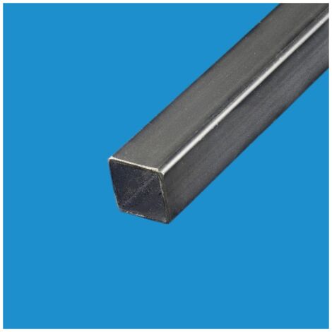 Commentfer – Tube acier carré 100 x 100 mm – Épaisseur 4 mm – Longueur 0.5 m – Acier S235 pour ossatures métalliques – Facilité d'assemblage