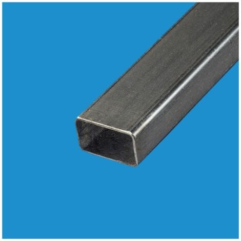 Tube rectangulaire acier 70x35 Epaisseur en mm - 3 mm, Longueur en metre - 0.5 metre, Sections en mm - 70 x 35 mm