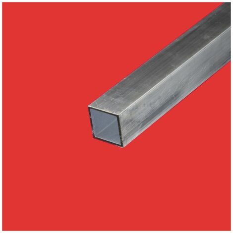 Tube carré alu 40x40 mm Epaisseur - 2 mm, Longueur - 4 metres