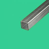 Tube inox carre 60 x 60 mm Epaisseur en mm - 2 mm, Longueur en metre - 1 metre, Sections en mm - 60 x 60 mm
