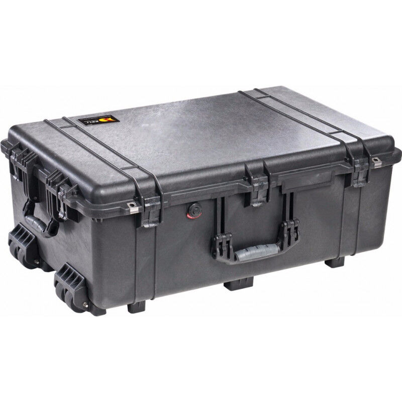 Peli 1650 Maleta trolley para equipos y drones ip67 estanca impermeable al polvo 86l de capacidad fabricada grandes 1650eu negro sin