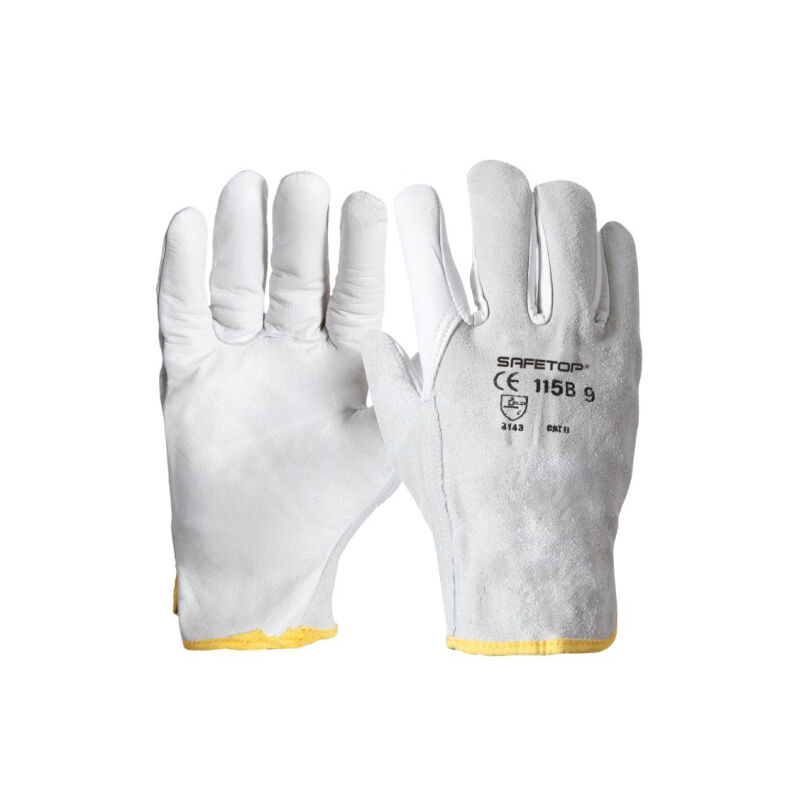 Cofan Guanti In Pelle Bovina Gialla Con Interno In Pile – Taglia 9, Modello BLISTER GUANTES VACUNO, Sicurezza E Caldo - 3