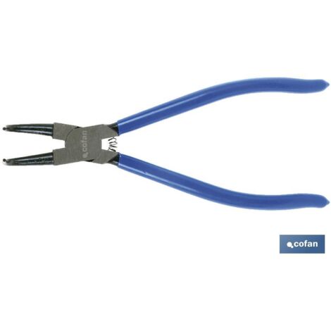 Alicates Circlip Interior Curvo M-125 mm