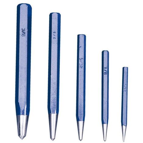 COFAN granete de trazar hexagonal 2 mm , Punzón o granete central para metal. Gracias al granete central evitarás que la posición de rectificado directo se resbale o se retire ines