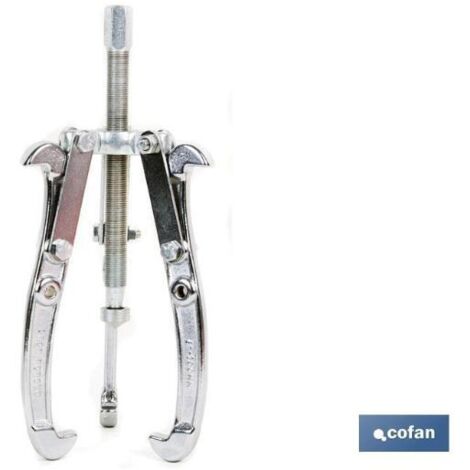 COFAN extractor 3 garras articuladas 3 15-80 , Extractor de rodamientos de 3 garras articuladas y reversibles. Mandíbula reversible para extracción por fuera y por dentro. Acero de