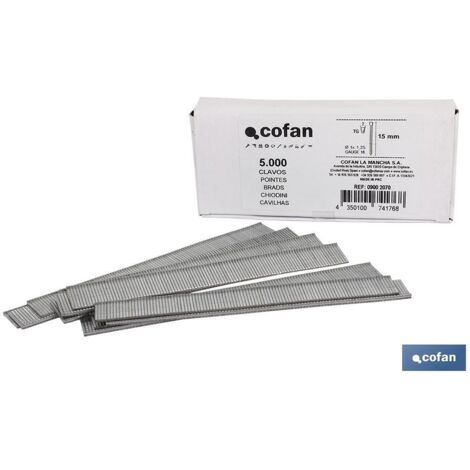 Caja De Clavos Tg/40 - 1 x 1,25 (5.000 Pcs)