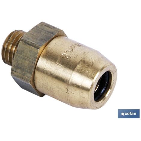 COFAN con. macho r tubo 12x1,5-rosca 14x1,5 , Conector macho raufoos, roscas desde M-10 hasta M-22, y para tubos desde 4mm hasta 18mm de exterior