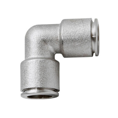 COFAN empalme rapido metalico codo t-6   caja 5 unid. , Empalmes metálicos acodados recuperables de conexión instantánea, adecuados para instalaciones de aire comprimido y circuito