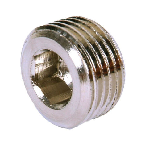 COFAN tapon allen conico s/cabeza r-1/2   caja 10 unid. , Racor Metálico Tapón Allen Cónico. Tapón roscado sin cabeza con alojamiento Allen para el apriete del mismo. La rosca es d