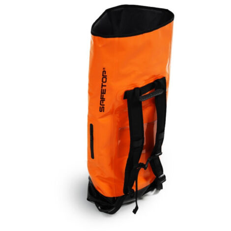 Bolsa de malla de PVC naranja y negro para equipo SAFETOP