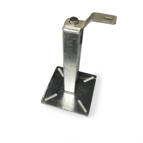 Anclaje con base y poste de acero inoxidable SAFETOP