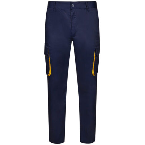 Pantalón bicolor para industria base con refuerzo VELILLA Serie 103004