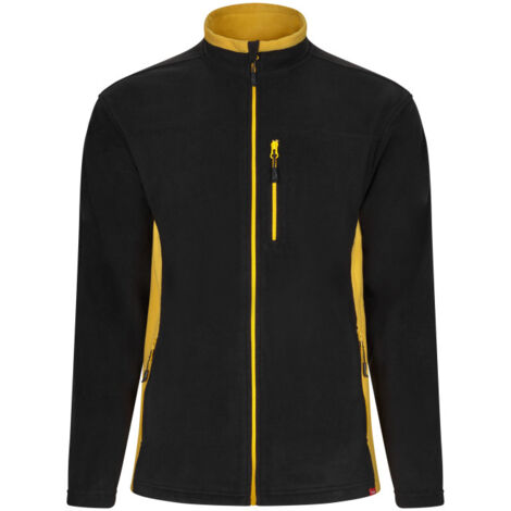 Chaqueta polar bicolor con tejido de microfibra VELILLA Serie 201504