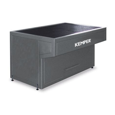 Mesa sólida para soldadura manual con cajón de residuos 950490047 | (AnxFxAl) 1.000 x 800 x 850 mm Toma de conexión Ø 160 mm