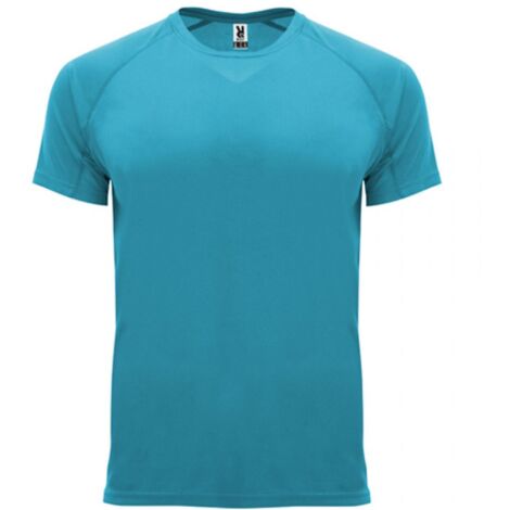 Camiseta técnica de manga ranglán con factor protección UV BAHRAIN ROLY 12 Turquesa