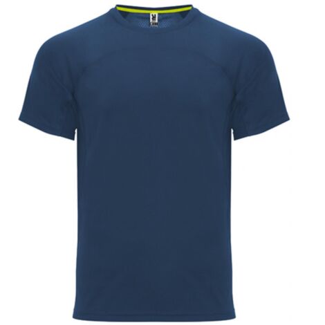 Camiseta deportiva unisex transpirable con espalda rejilla 3D MONACO ROLY XS Azul marino