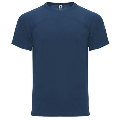 Camiseta deportiva unisex transpirable con espalda rejilla 3D MONACO ROLY XXL Azul marino