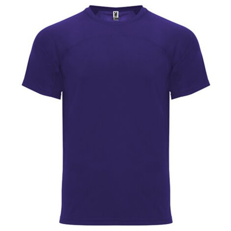 Camiseta deportiva unisex transpirable con espalda rejilla 3D MONACO ROLY XS Morado