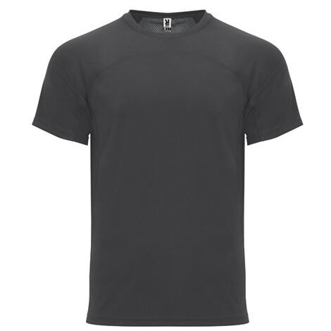 Camiseta deportiva unisex transpirable con espalda rejilla 3D MONACO ROLY S Plomo oscuro
