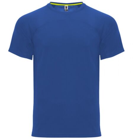 Camiseta deportiva unisex transpirable con espalda rejilla 3D MONACO ROLY S Royal