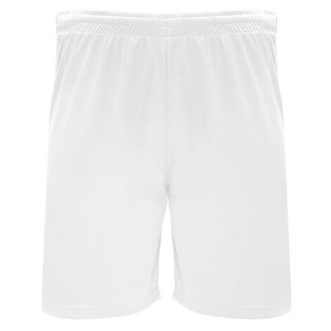 Pantalón corto deportivo con cinturilla aperturas laterales DORTMUND ROLY M Blanco