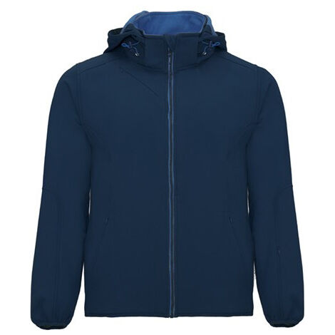 Softshell de 2 capas de corte deportivo con forro micropolar SIBERIA ROLY S Azul Marino (1/3)