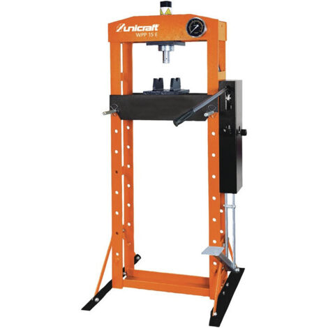 Prensa de taller WPP 15 E 15 t 160mm min: 173 / max: 985mm UNICRAFT