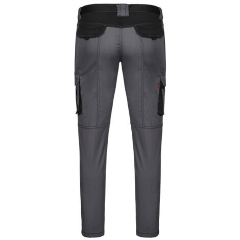 Pantaloni Da Lavoro Unisex Con Nastro Riflettente - Stretch, 6 Tasche, Certificati EN 20471