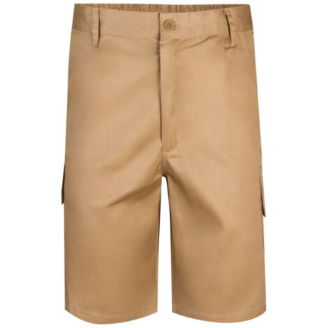 bermuda pinzas multibolsillo beige talla 38-60 color ropa color beige tallaje talla 38