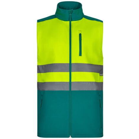 Chaleco soft shell bicolor alta visibilida. Serie 305906 (1/5)