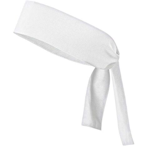 Bandana de cocina estilo japonés para la frente de algodón VELILLA 404005  Blanco
