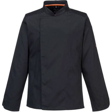 Chaqueta de Cocina Meshair Pro L/S Negra L
