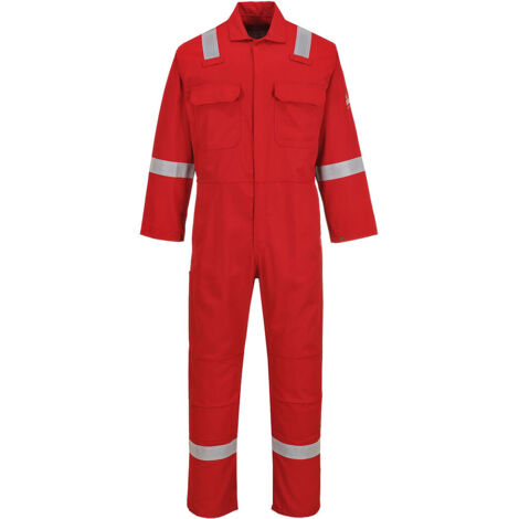 Buzo Bizweld™ multi- norma para entornos peligrosos Regular PORTWEST BIZ5 L Rojo