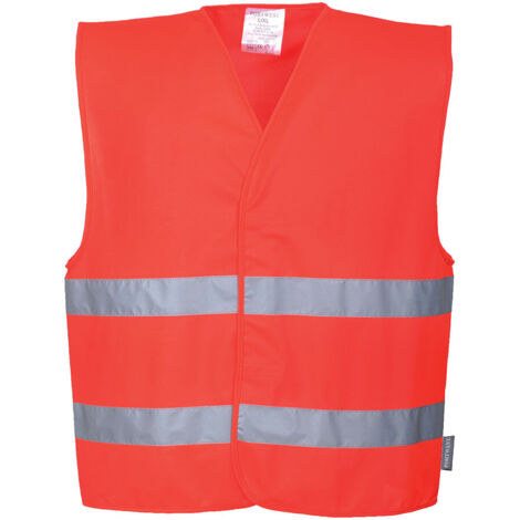 Chaleco de doble banda rojo 2XL/3XL