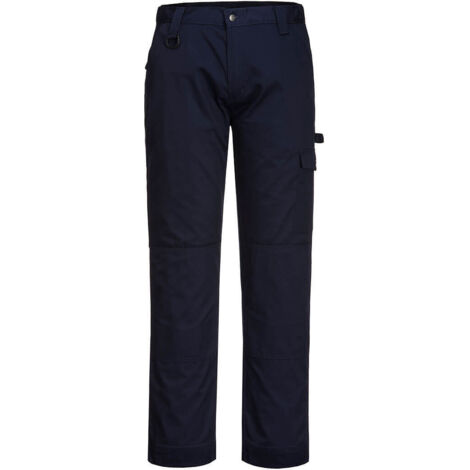 Pantalón de trabajo Super Work (colección ecológica) Regular PORTWEST CD884 30 pulgadas Azul marino (1/2)