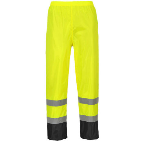Pantalón de alta visibilidad  para lluvia Classic Contrast Amarillo/Negro XXL