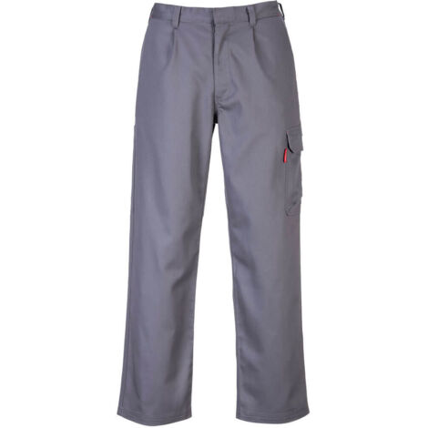 Pantalón de trabajo multi - norma resistente a la llama Cargo Bizweld PORTWEST BZ31 4XL Gris (1/2)