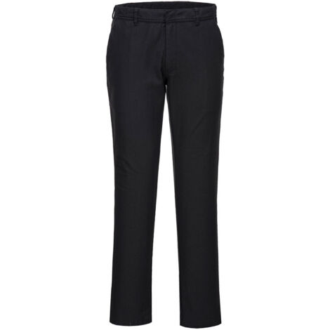 Pantalón Chino Slim Stretch extensible Negro 3XL - FR(56) - UK(46) (1/2)