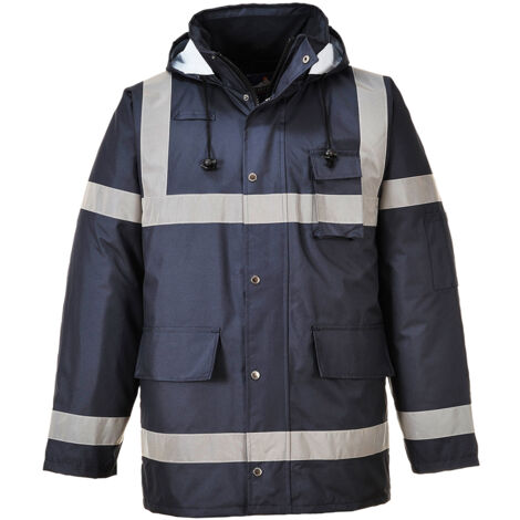 Chaqueta Iona Lite Traffic labores exteriores cintas reflectantes PORTWEST S433 XXXL Azul marino (1/2)