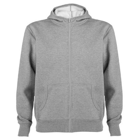 Sudadera con capucha, cuello alto MONTBLANC CQ6421 | Gris Vigoré - 3/4 Años