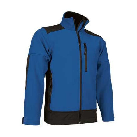 Chaqueta softshell hidrofugada VALENTO Saponi 6/8 Azul royal