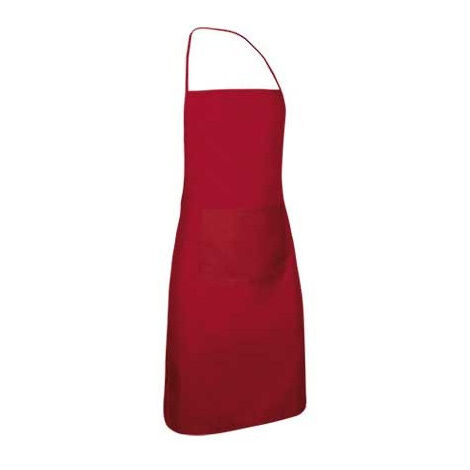 Delantal largo multiusos VALENTO Chef  Rojo              87 x 60 cm