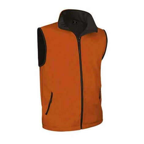 Chaleco softshell multicapa VALENTO Tundra M Naranja