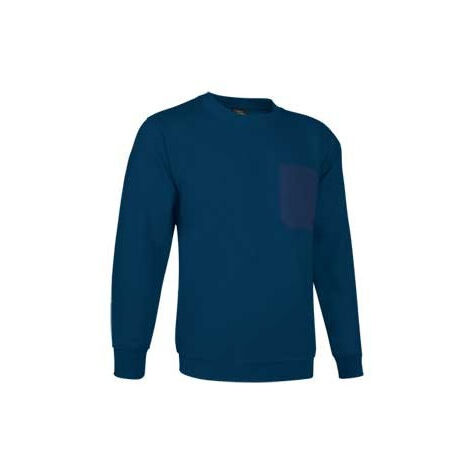Sudadera de tacto suave con bolsillo VALENTO Rango XL Azul Marino