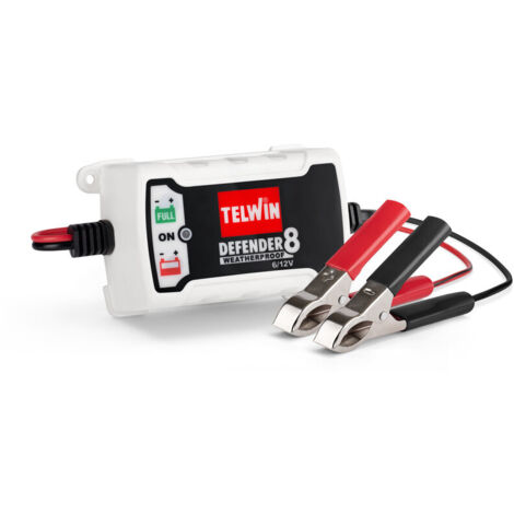 Cargador de batería Defender 8 Telwin - Volt 6-12 Ah 2-20